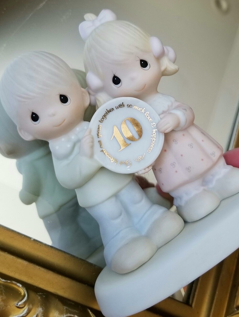❗Vintage 1983 Precious Moments 10 Year Anniversary Porcelain Figurine❗